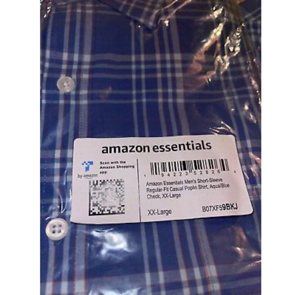 Amazon Essentials Men's Regular-Fit Short-Sleeve Poplin Shirt Shirts for men - Picture 4 of 6